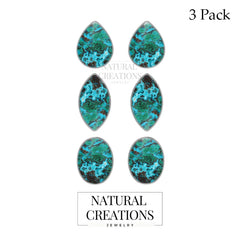 shattuckite cab earrings
