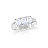 rainbow-moonstone prong-set ring