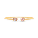 morganite cut bracelet