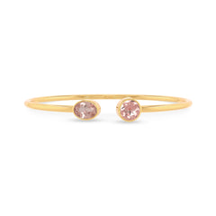 morganite cut bracelet