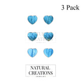 labradorite slice earrings