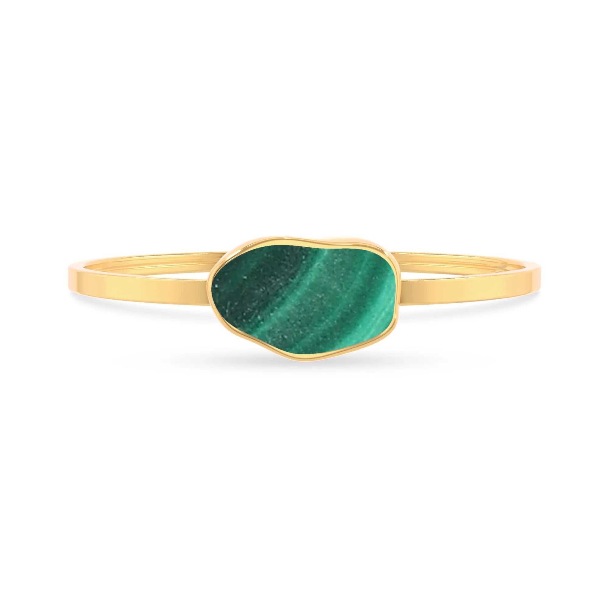 malachite rough bracelet