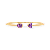 amethyst cut bracelet