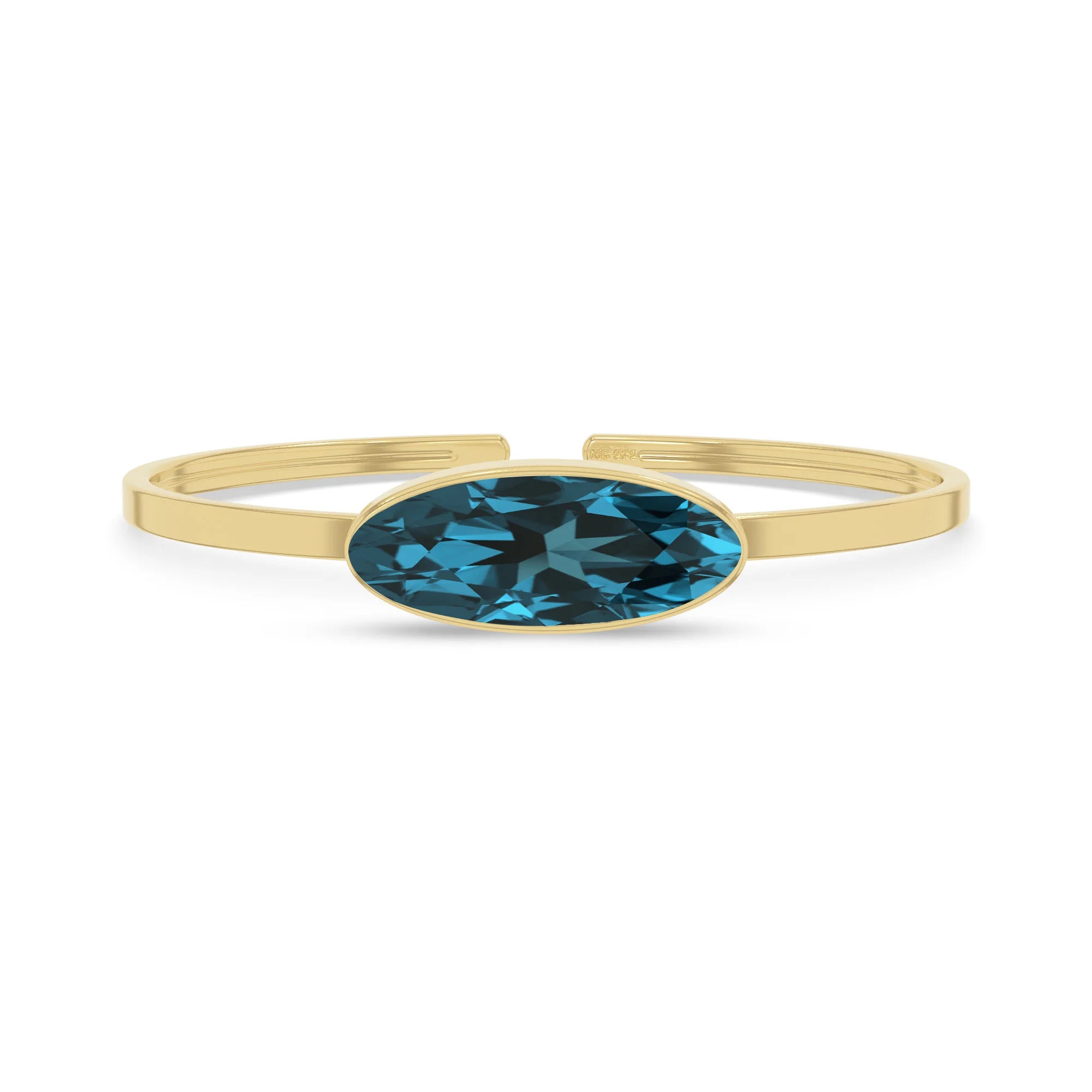 london-blue-topaz cut bracelet