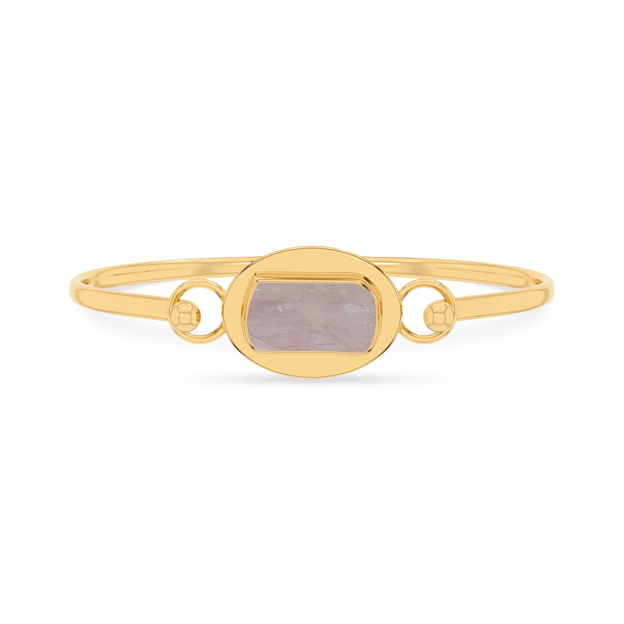 morganite rough bracelet