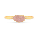 rose quartz rough bracelet