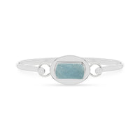 aquamarine rough bracelet