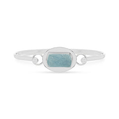 aquamarine rough bracelet