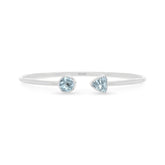 aquamarine cut bracelet