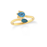 swiss blue topaz prong-set ring