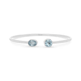 aquamarine cut bracelet