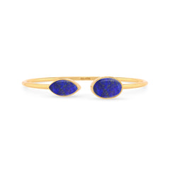 lapis lazuli cab bracelet