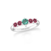 natural green tourmaline rings