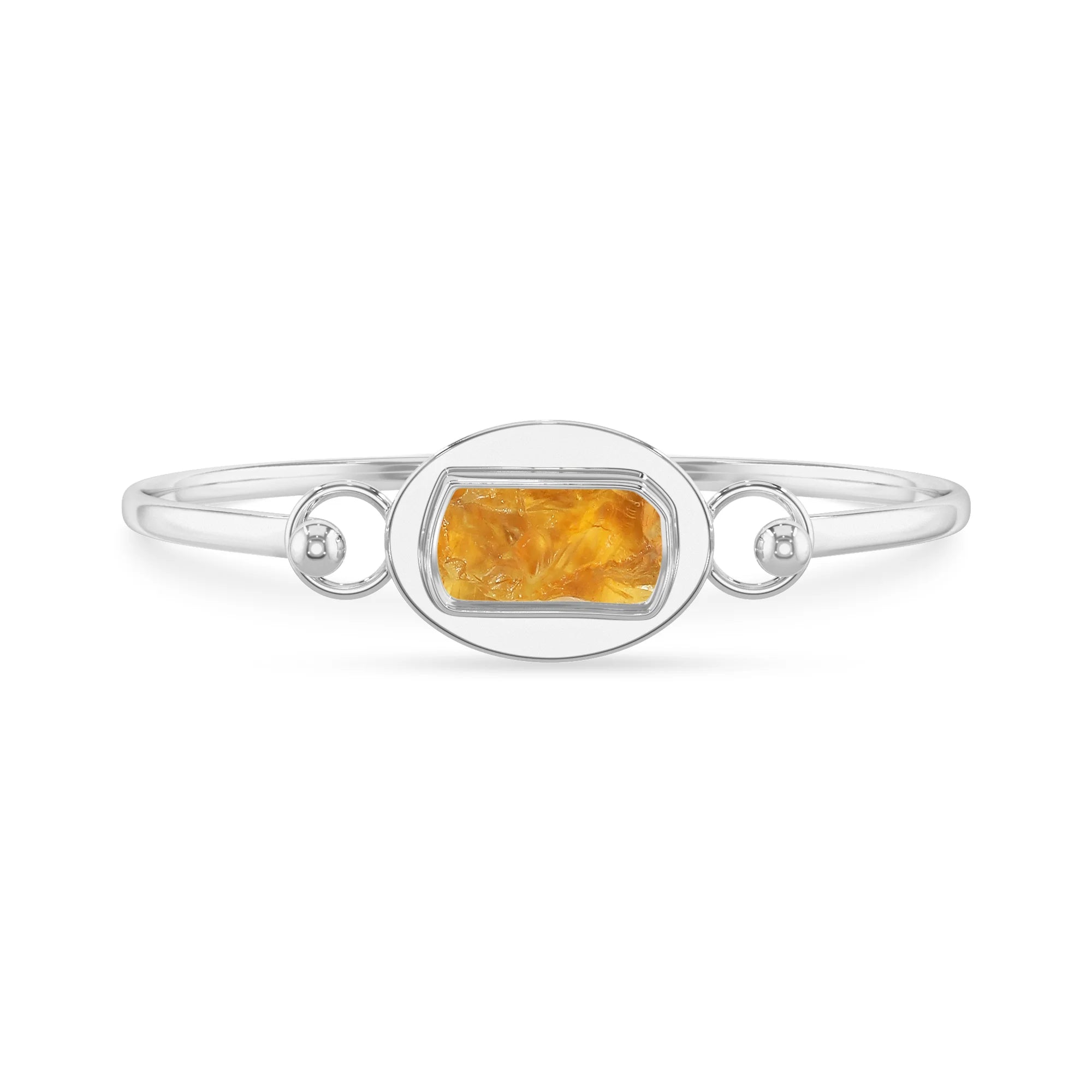 citrine rough bracelet