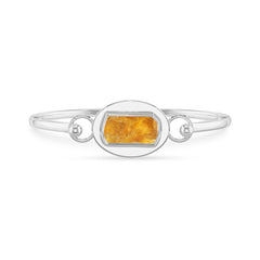 citrine rough bracelet