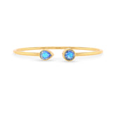 labradorite cut bracelet