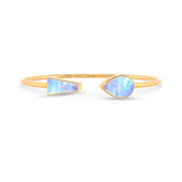 purple moonstone cab bracelet
