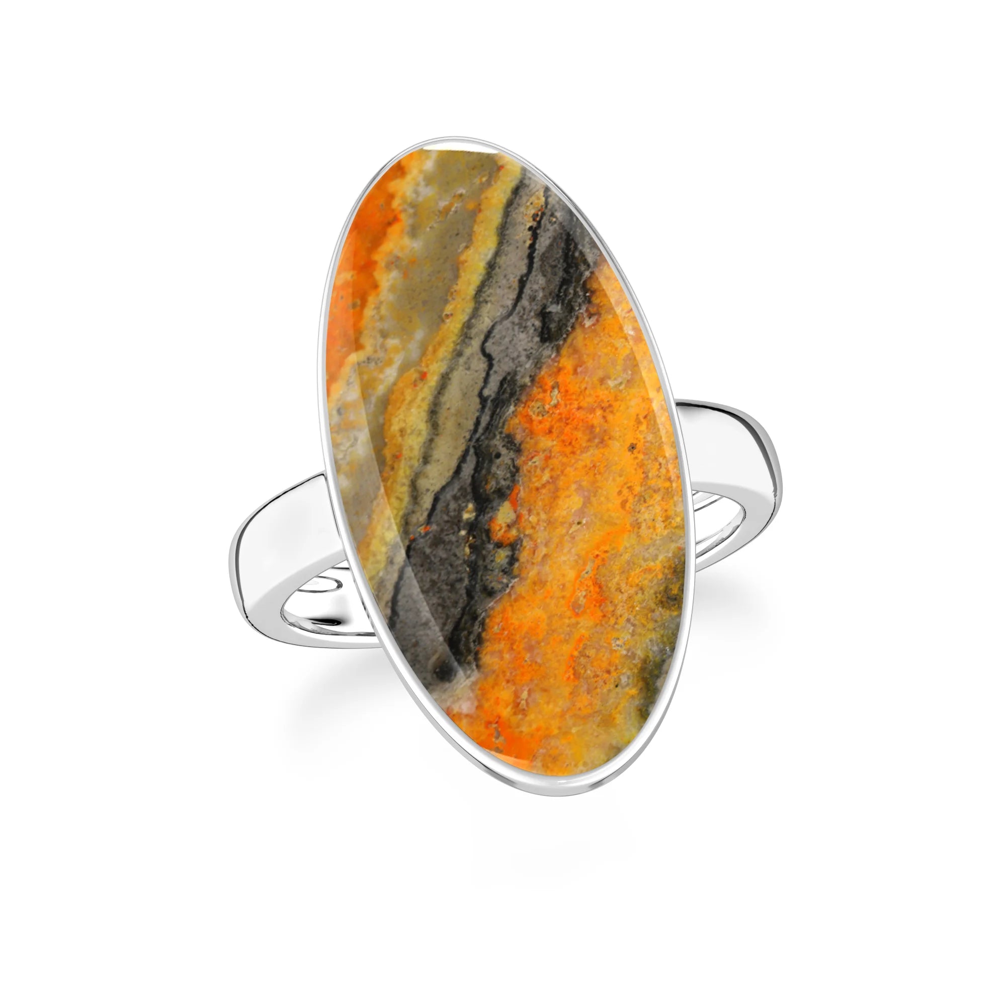 bumble-bee bezel-set ring