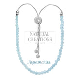 aquamarine cut bracelet
