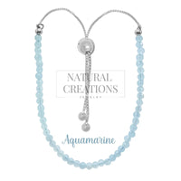 aquamarine cut bracelet