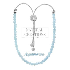 aquamarine cut bracelet