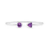 amethyst cut bracelet