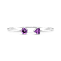 amethyst cut bracelet