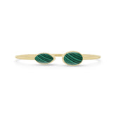 malachite cab bracelet