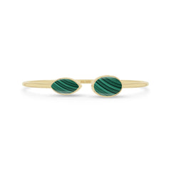 malachite cab bracelet