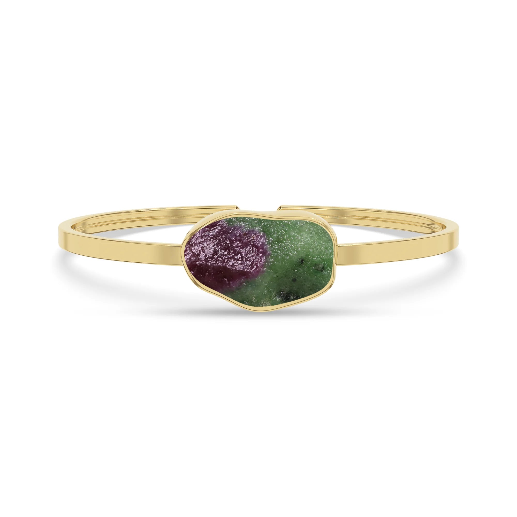 ruby-zoisite rough bracelet