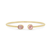 morganite cut bracelet
