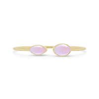 pink moonstone cab bracelet