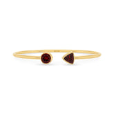 garnet cut bracelet
