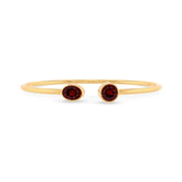 garnet cut bracelet