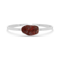 garnet rough bracelet