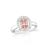 morganite prong-set ring