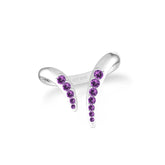 amethyst prong-set ring