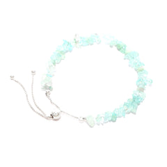 aquamarine rough bracelet