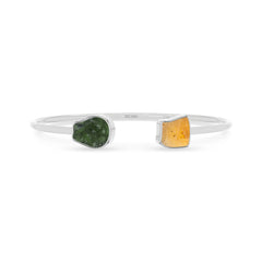 moldavite libyan twister bracelet