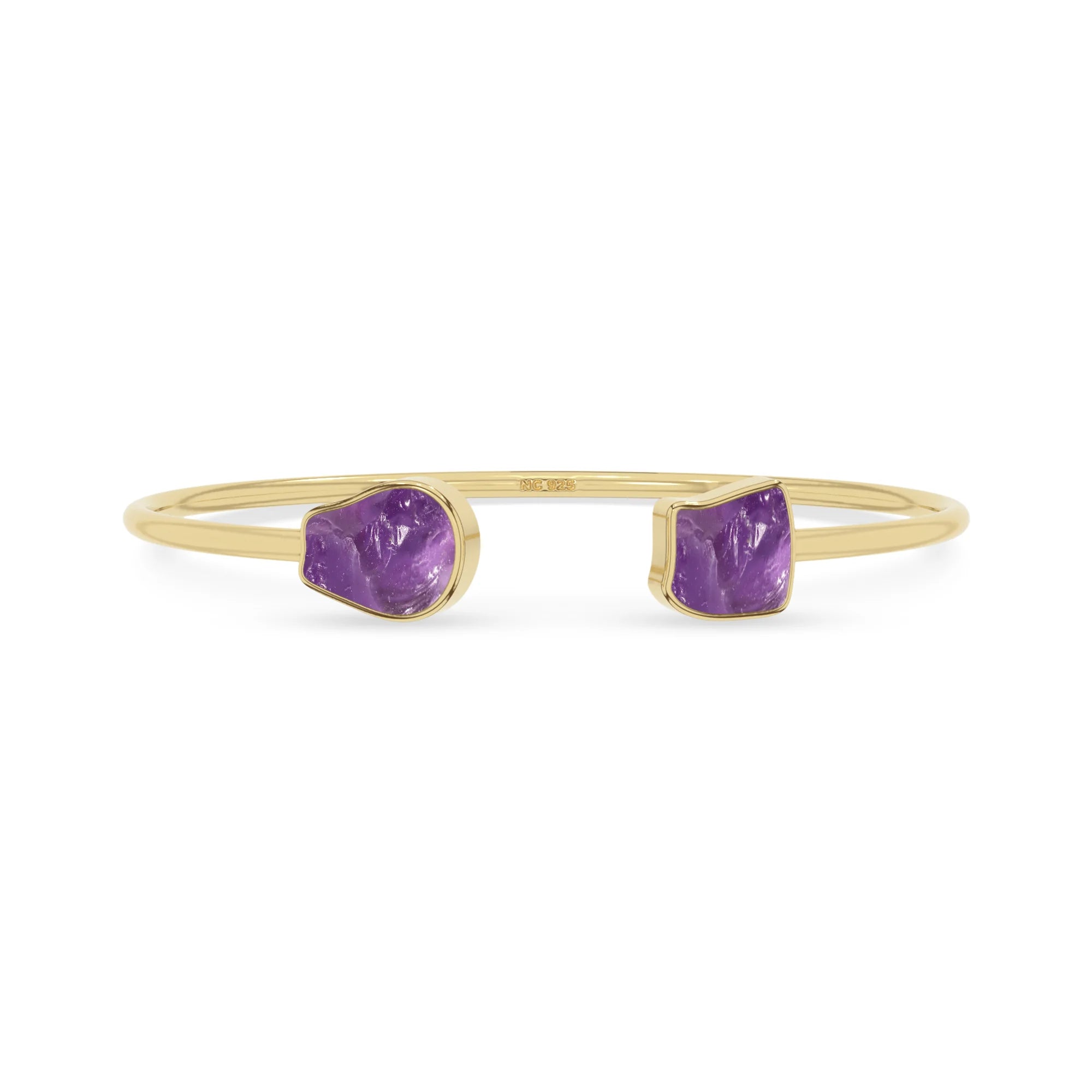 amethyst twister bracelet