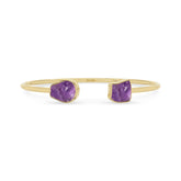 amethyst twister bracelet