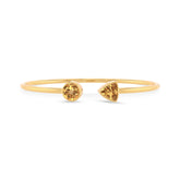 citrine cut bracelet