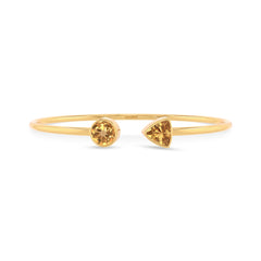 citrine cut bracelet
