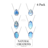 rainbow moonstone pendant