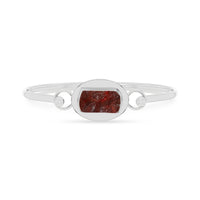 garnet rough bracelet