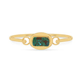 chrysocolla rough bracelet