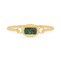 chrysocolla rough bracelet
