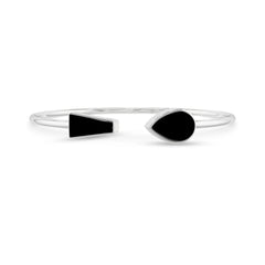 black onyx cab bracelet