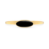 black onyx rough bracelet