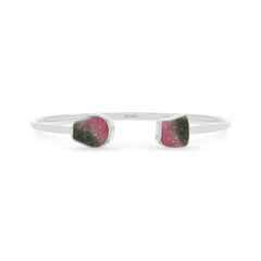 watermelon tourmaline twister bracelet